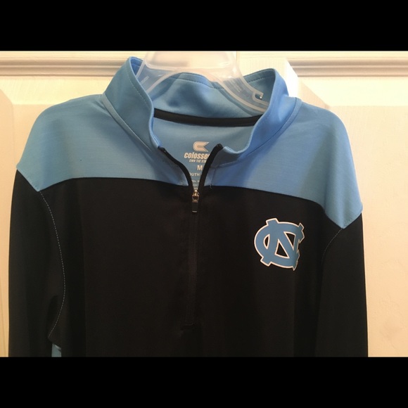 UNC Quarter Zip Long Sleeved YM Shirt - Picture 3 of 4